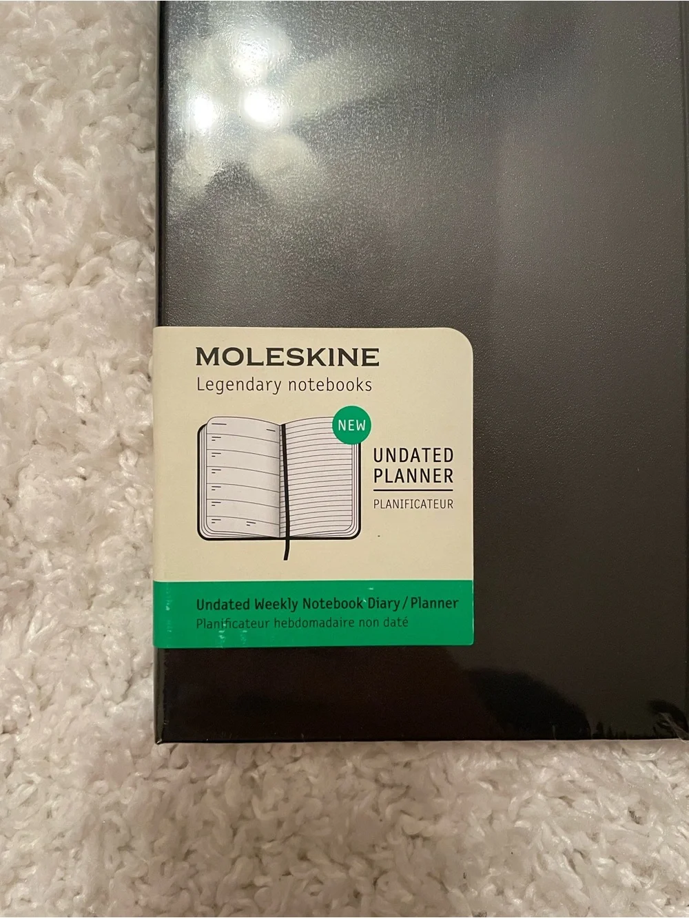 Moleskine Weekly Undated Planner Black Hardcover 5